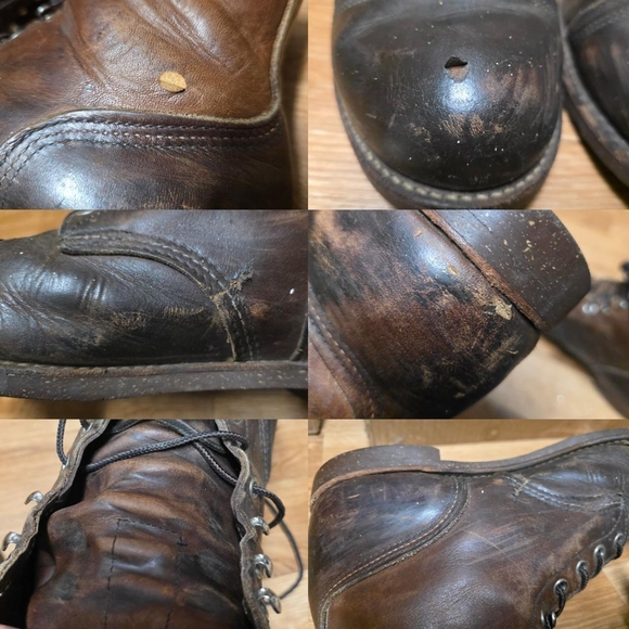 Red Wing 8111 Heritage Iron Ranger Men’s Brown Leather Boots Size 12 - Picture 8 of 8